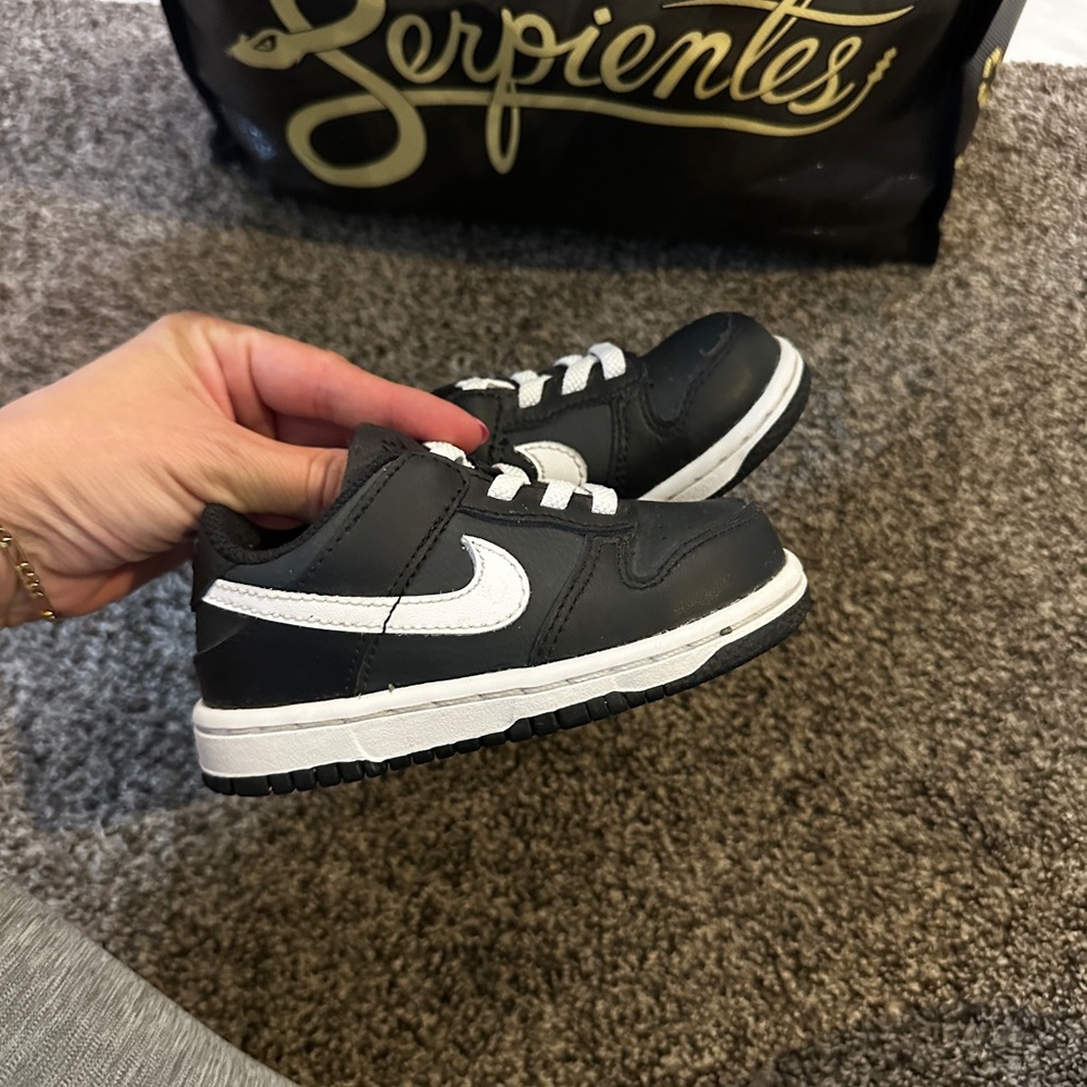 Nike Kids Black and White Sneakers